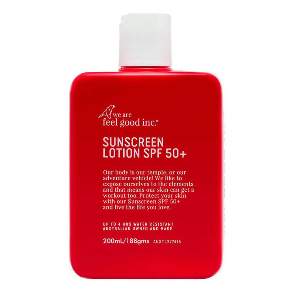 enroute we are feel good inc sunscreen 50+