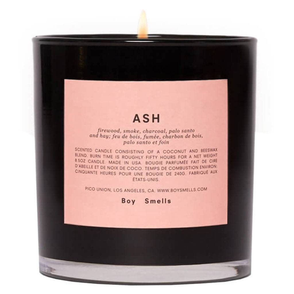 enroute boy smells ash candle