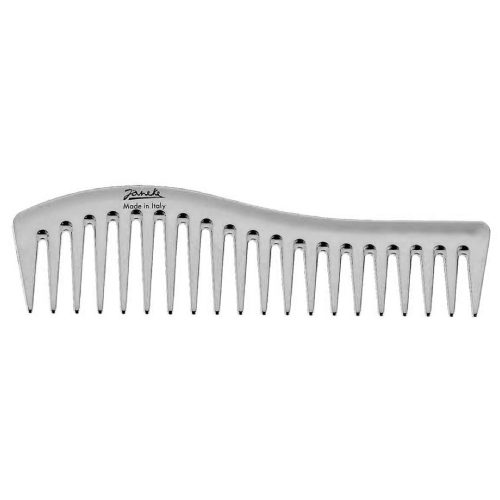 janeke silver large wide tooth comb