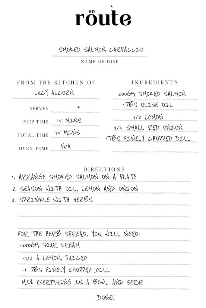 enroute smoked salmon