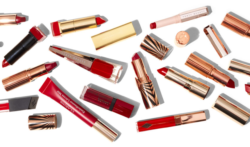 en-route red lipstick