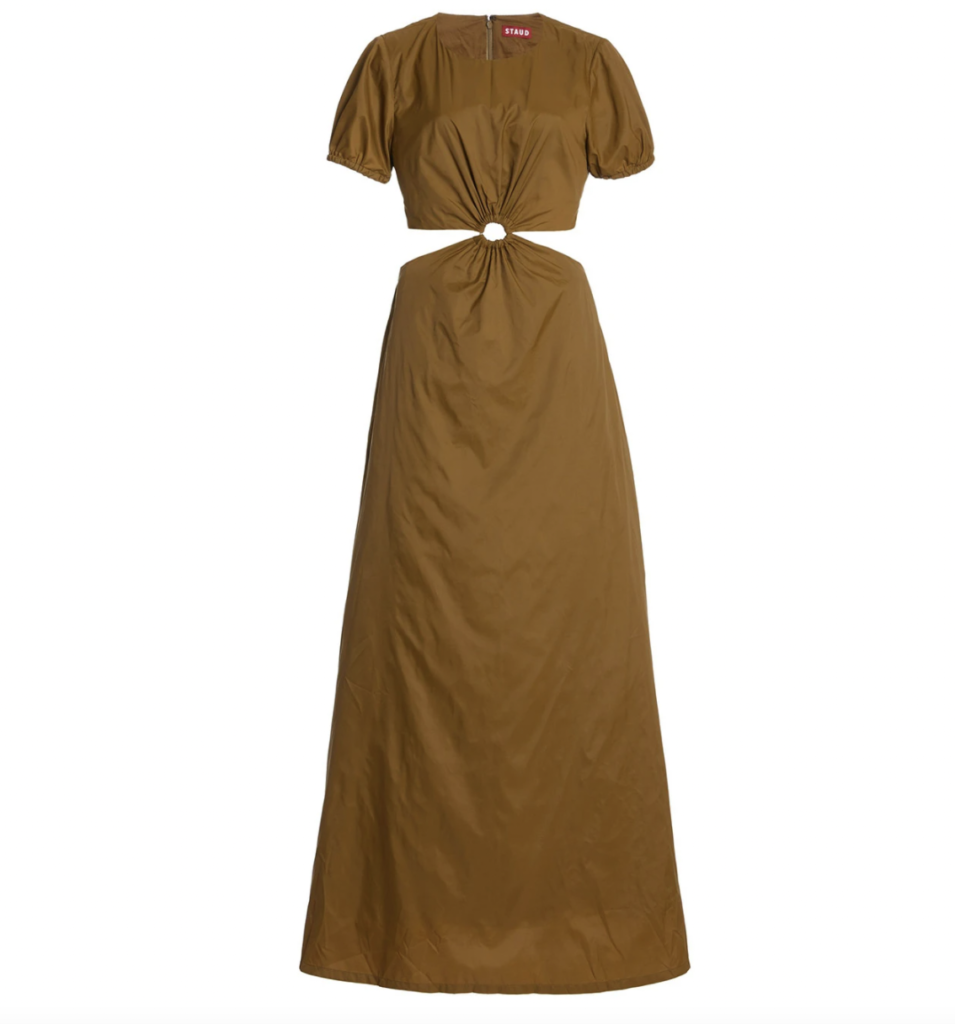 staud maxi dress