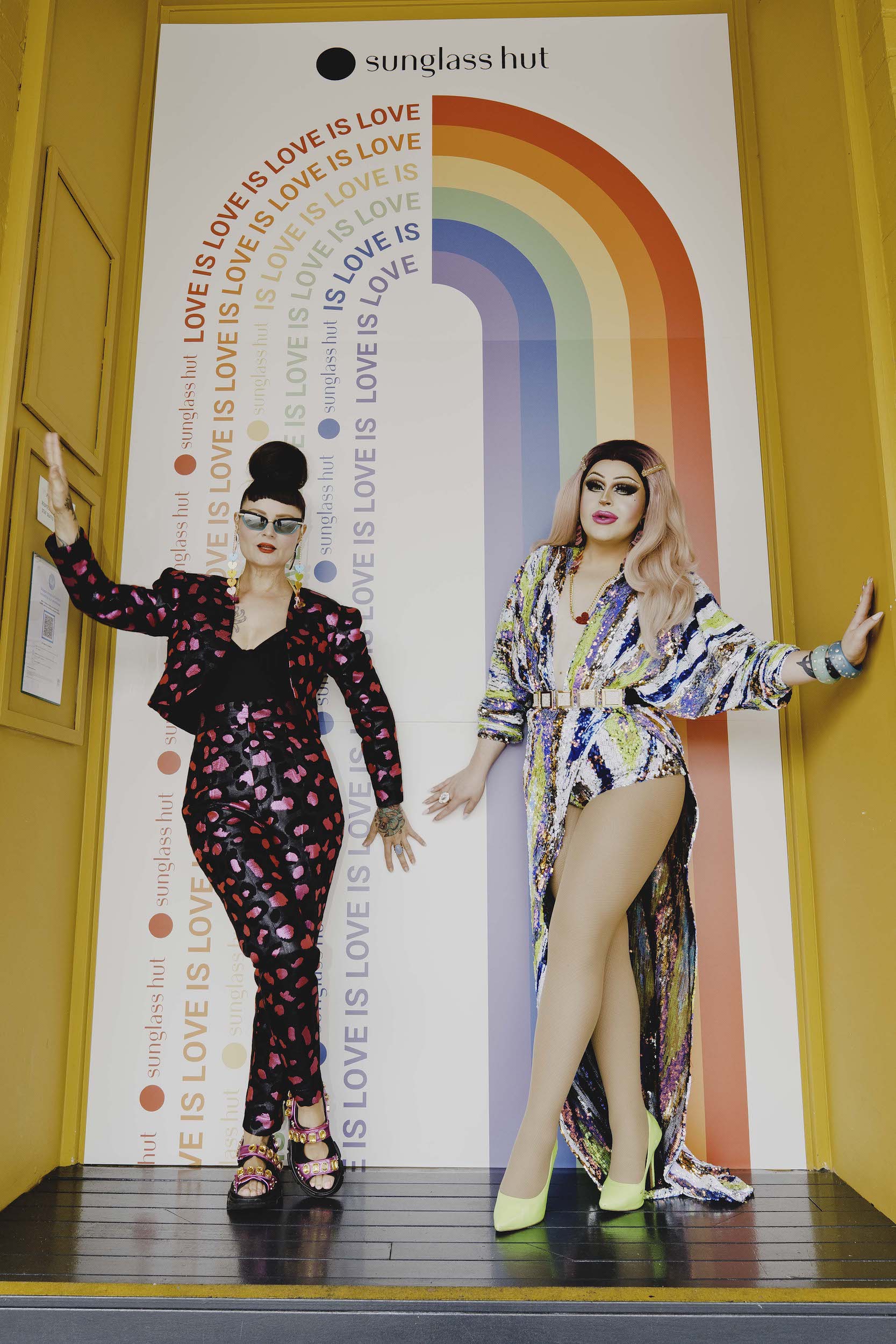 Sunglasses Hut Mardi Gras