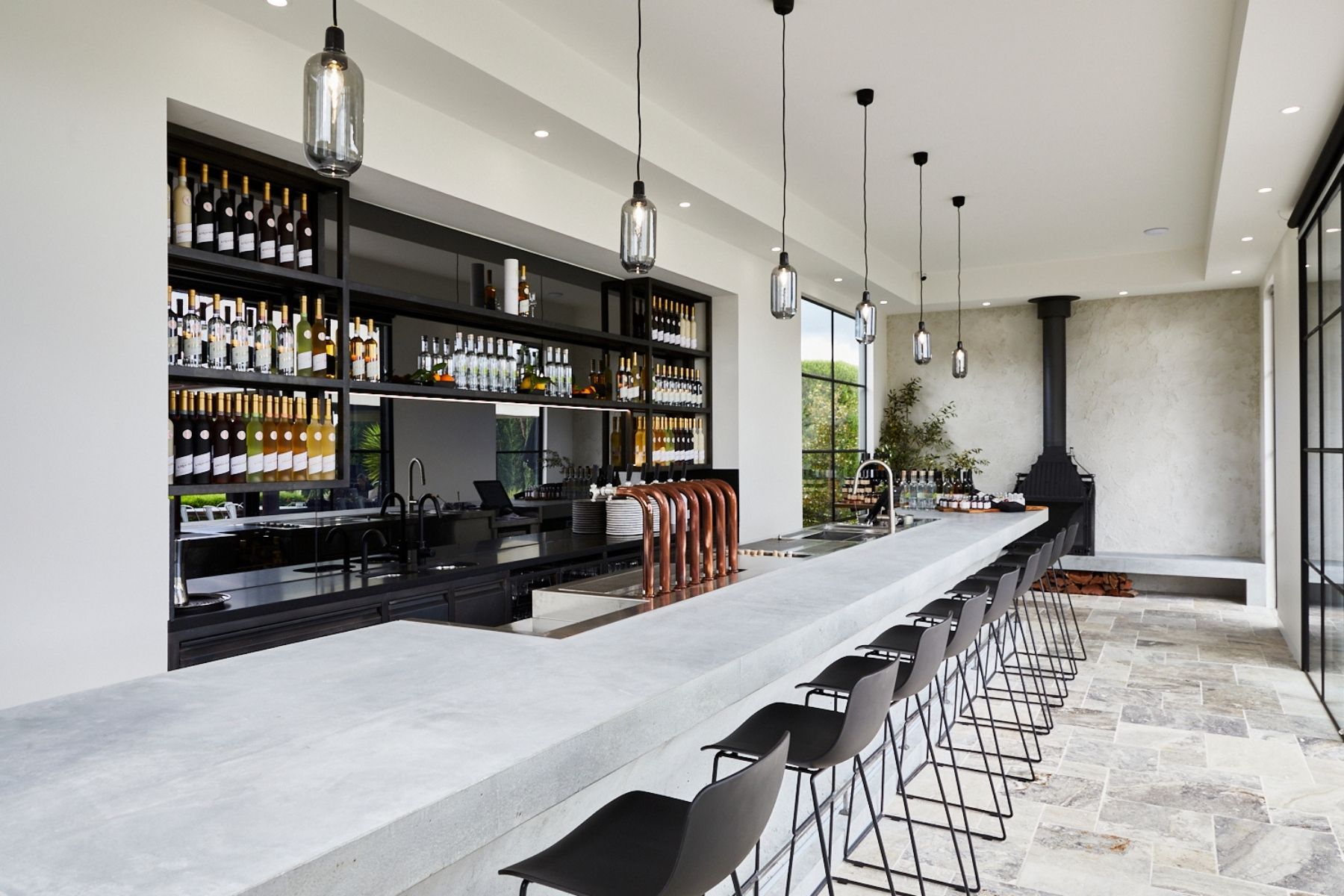 Pietro Gallus Estate Grappa Tasting Bar